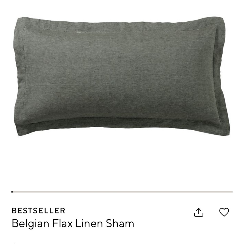 Pottery Barn Linen Pillowcases